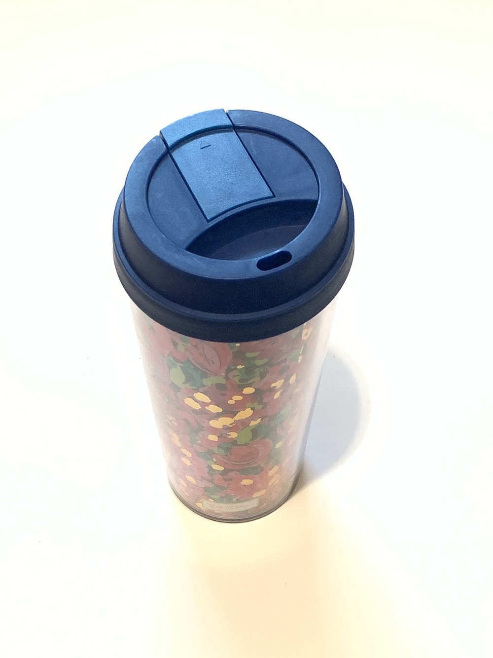 Lilly Pulitzer Navy Lid Floral Travel Tumbler